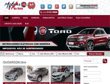 Tablet Screenshot of modenafiat.com.br